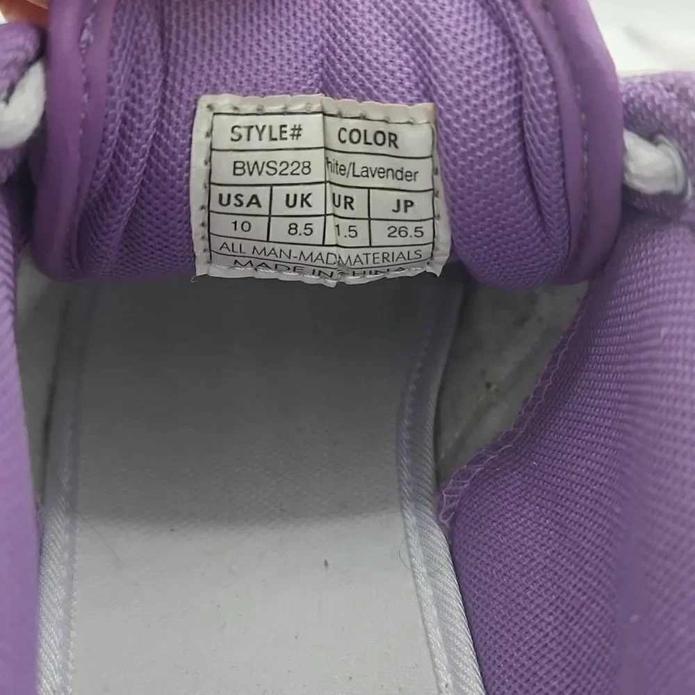 Beverly Hills Polo Club Purple Lace Up Sneaker Size 10